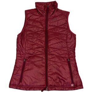 Women's Red Quilted Vest
